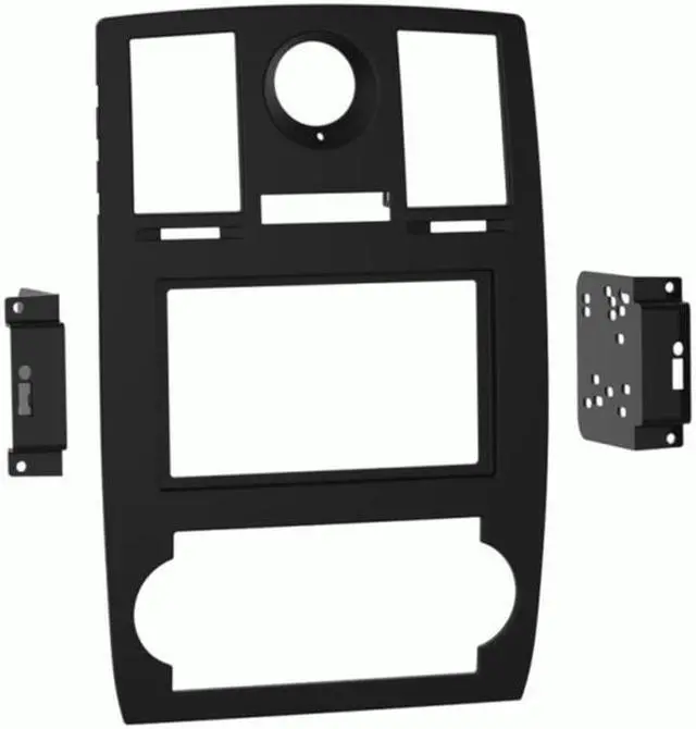 Alt view image 5 of 6 - Metra 99-6550B Single or Double DIN Dash Kit for select 2005-2007 Chrysler 300