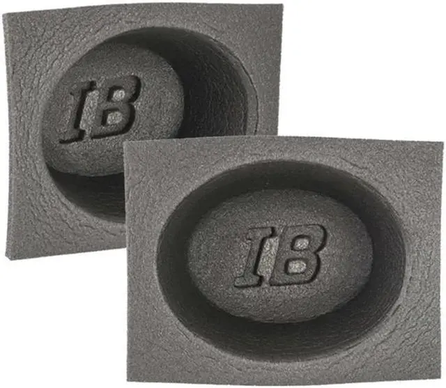 Alt view image 6 of 6 - The Install Bay IBBAF68 6" x 8" Car Speakers Foam Acoustic Baffle (pair) 6x8