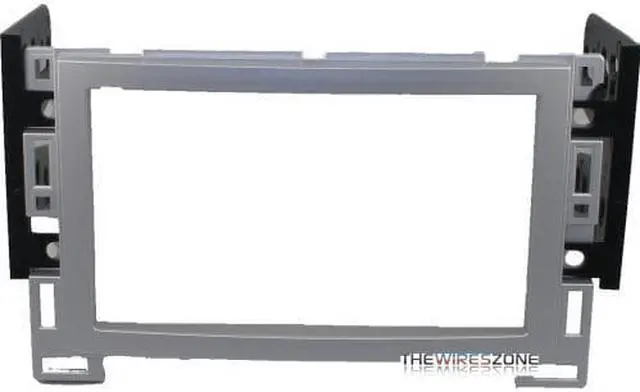 Alt view image 3 of 4 - Metra 95-3302S 2004-up Selected GM/Pontiac/Chevy Double Din Stereo Dash Kit Silver