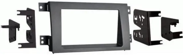 Alt view image 5 of 6 - METRA 95-7870G DOUBLE DIN INSTALL KIT W/ GRAY FINISH FOR 2005-UP HONDA RIDGELINE