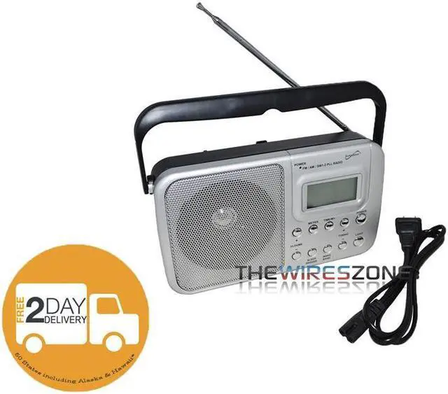 Alt view image 4 of 8 - Supersonic 4 Band Am/Fm/Sw1-2 Pll Radio