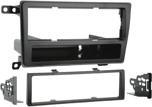 Alt view image 6 of 8 - Metra 99-7403 Single DIN Installation Kit with Pocket for 2003 Nissan Pathfinder (Black)