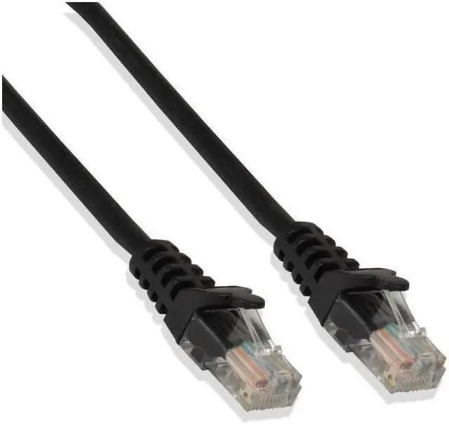 Alt view image 4 of 7 - Cat-6 UTP Ethernet Network Cable RJ45 Lan Wire Black 15FT