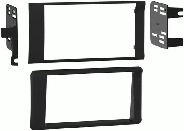 Alt view image 5 of 10 - Metra 95-6551 Double DIN Dash Kit for select Dodge Ram Vehicles 1998 - 2002