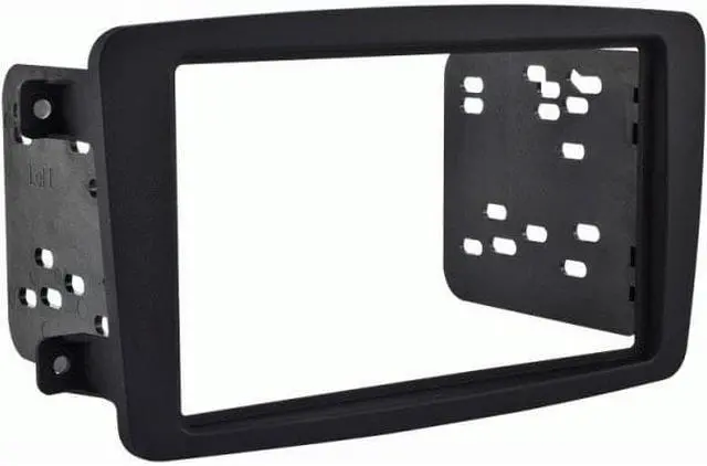 Alt view image 6 of 6 - Metra 95-8722B Black Double DIN Stereo Dash Kit for Select 2001-2006 Mercedes