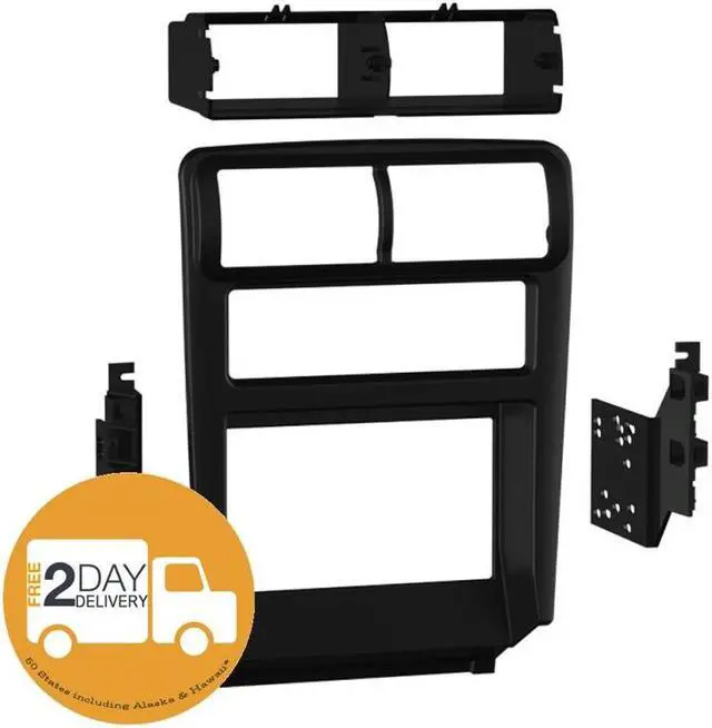 Alt view image 2 of 6 - Metra 95-5703B Double DIN Dash Kit for select 1994-2000 Ford Mustang Vehicles