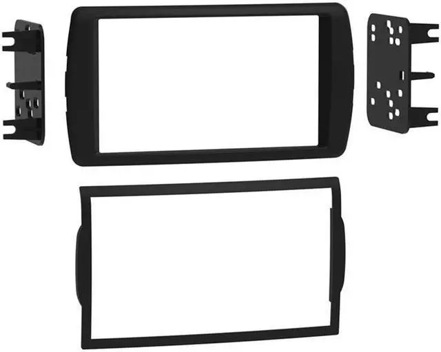 Alt view image 4 of 5 - Metra 95-6547B Double DIN Dash Kit for Dodge Durango 2001-2003 Dakota 2001-2004
