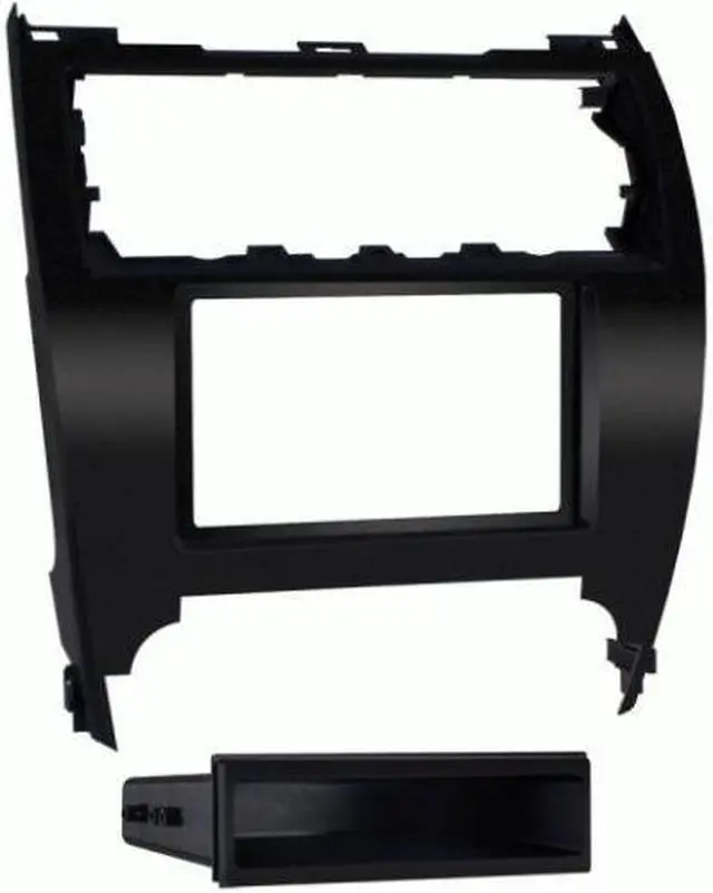 Alt view image 5 of 7 - Metra 99-8232B Single/Double DIN Stereo Dash Kit for 2012-up Toyota Camry