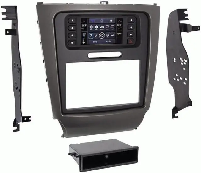 Alt view image 6 of 8 - Metra 99-8163 Single/Double DIN Dash Kit select Lexus IS Series (without NAV) 06-15