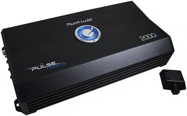 Alt view image 3 of 14 - Planet Audio PL2000.1M Monoblock 2000 Watts MAX Power Car Amplifier w/ Remote