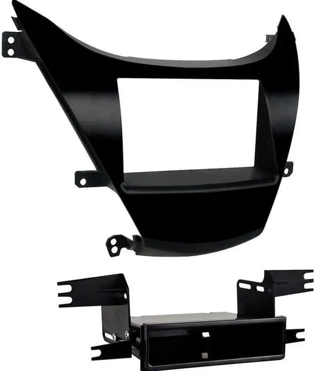 Alt view image 7 of 7 - Metra 99-7346B Single or Double DIN Dash Kit for Hyundai Elantra 2011 - 2013