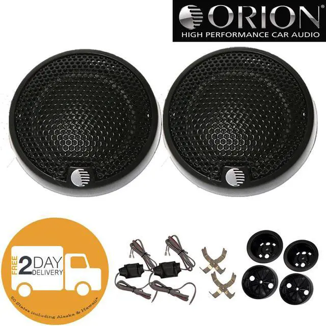 Alt view image 5 of 5 - Orion XTR1.00TW 1" Silk Dome Tweeters w/ Surface & Flush Mount Hardware 300W Max