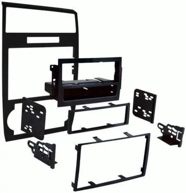 Alt view image 3 of 7 - Metra 99-6519B Double/Single DIN Stereo Dash Kit for 05-07 Dodge Charger/Magnum