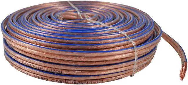 Alt view image 4 of 5 - Car Home Audio Speaker Wire Transparent Clear Cable 12AWG 50ft 12/2 Gauge