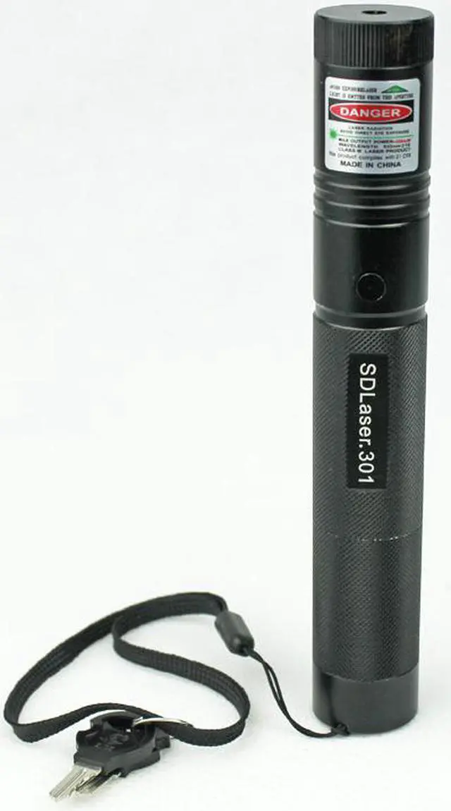 Alt view image 5 of 7 - Laser 301 High Power 200mW 532nm Laser Pointer Flashlight Green Laser Light Pen