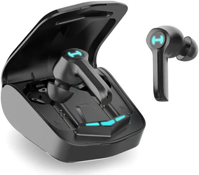 Alt view image 2 of 5 - EDIFIER HECATE GM4 Wireless TWS Bluetooth5.0 Earset,IPX5 65ms Ultra-Low Latency LED game light With Charging box – Black