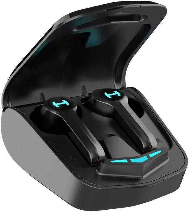 Alt view image 3 of 5 - EDIFIER HECATE GM4 Wireless TWS Bluetooth5.0 Earset,IPX5 65ms Ultra-Low Latency LED game light With Charging box – Black