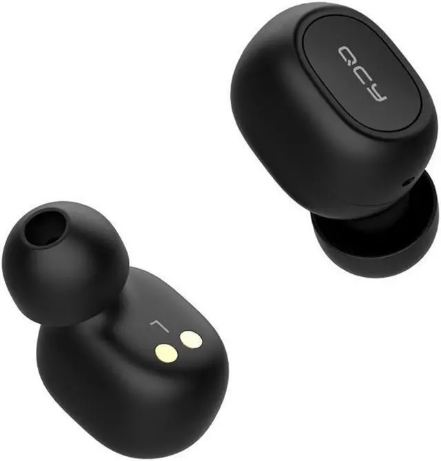 Alt view image 4 of 7 - QCY T1 TWS Dual Bluetooth 5.0 Earphones with Mic Charging Box Noise Reduction - Black