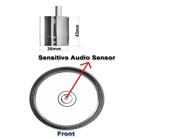 Alt view image 5 of 7 - Black Spy Ear Amplifier Bug Wall Listening Audio Wiretap Device JMW0030