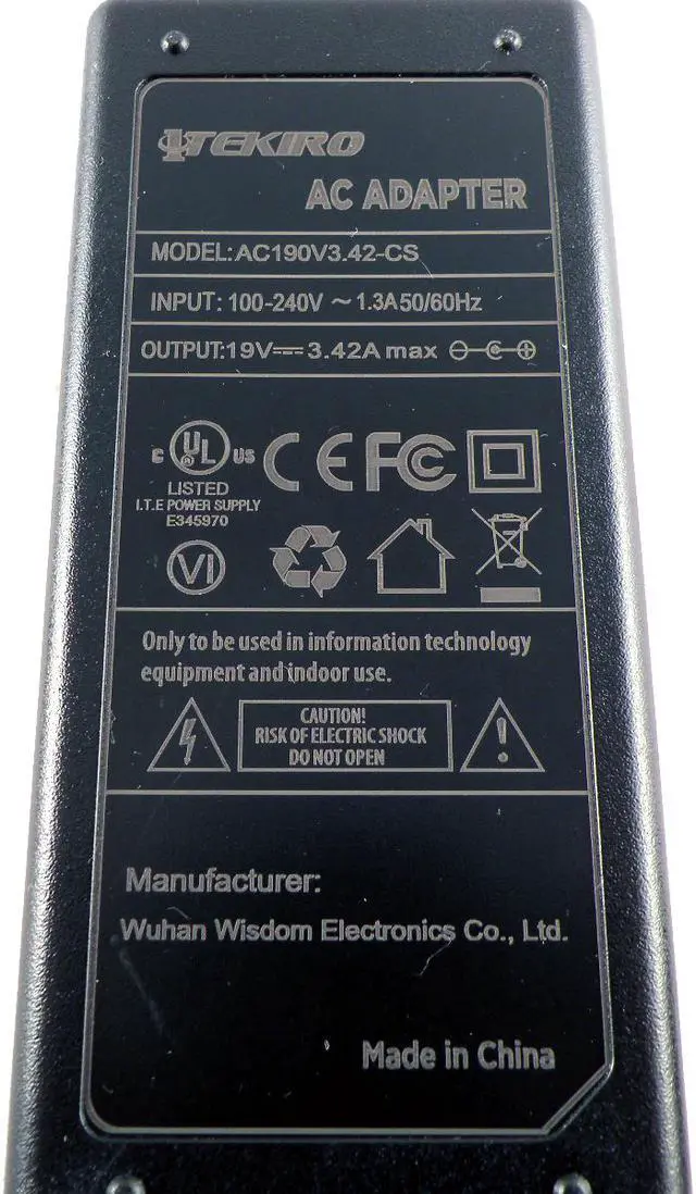 Alt view image 2 of 4 - iTEKIRO 65W AC Adapter Charger for Acer NX.GSXAA.003, NX.GSXAA.005, NX.GSXAA.006, NX.GSYAA.001, NX.GT0AA.003, NX.GTCAA.009, NX.GTCAA.011, NX.GTCAA.016