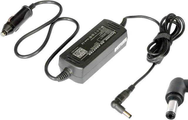 Alt view image 2 of 6 - Car Charger for Getac A140, A140 G2, B300, B300 G4 G5 G6 G7, B300X, B360, B360 BLM Pro, E100, F110, F110 G2 G3 G4 G5, K120, K120 G2 G3, P470; A15-090P1A A090A115P, MTA190474W4 FSP065-AAC FSP090-ABCN2
