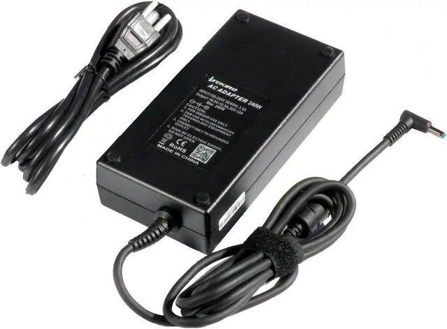 Alt view image 2 of 7 - 240WMSSM AC Adapter for MSI Stealth GS66 12UGS-297US, Stealth GS66 12UH 12UH-095 12UH-285 12UHS 12UHS-094 12UHS-271, Sword 15 A12UE A12UE-605, Sword 15 A12UGS, Sword 15 A12UE-605US A12UGS-698