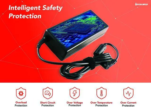 Alt view image 5 of 7 - iTEKIRO AC Adapter for MSI Pulse GL66 11UCK-234 11UCK-1249 11UCK-1250, Pulse GL66 11UDK 11UDK-076, Stealth 15M A11SDK A11SDK-063, Stealth 15M A11SEK A11SEK-010 A11SEK-033 A11SEK-062 A11SEK-210