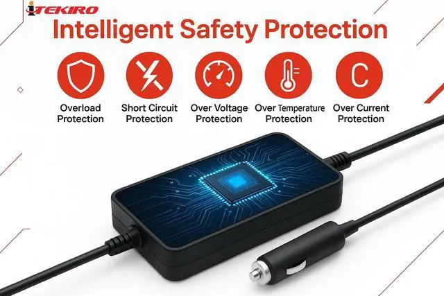 Alt view image 4 of 7 - Car Charger for Dynabook E11 EDU10U EDU10U-002004, E11-A EDU11U EDU11U-001003, E11-A1221ED E11-A2221ED E11-A3221ED E11-A4221ED, E11W EDU12U EDU12U-001001, E11W-A EDU13U EDU13U-001001, Tecra A40-D1432