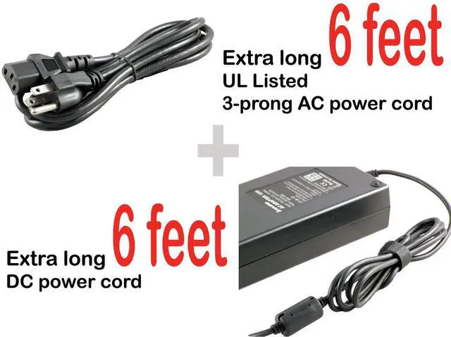 Alt view image 6 of 7 - AC Adapter for Dell G3 15 3579 G3579, G3 15 3590 G3590, G5 15 5500 G5500, G5 15 5587 G5587, G5 15 5590 G5590, G3 17 3779 G3779, G7 15 7588 G7588, G7 15 7590 G7590; KY894 N3834 N3838 N426P PA-5M10