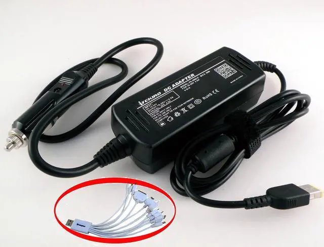 Main image of iTEKIRO 90W Car Charger Auto Adapter for Lenovo Y40, Z40, Z50; Lenovo ADLX90NCC3A, ADLX90NDC3A, ADLX90NLC3A