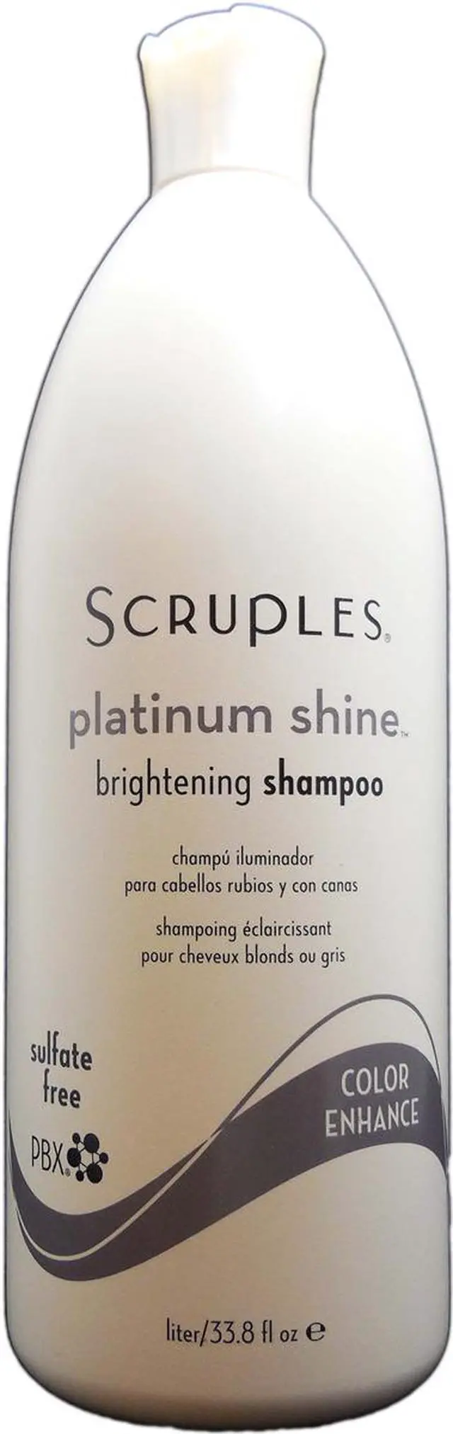 Alt view image 2 of 2 - Scruples Pearlscriptives Platinum Shine Brightening Shampoo Liter