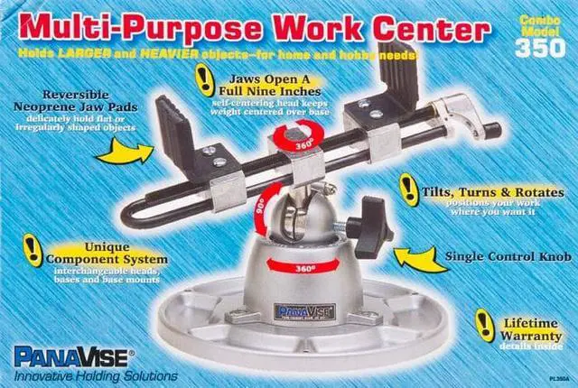 Alt view image 2 of 7 - Panavise Multi-Angle Vise,Tray,Light Duty  350