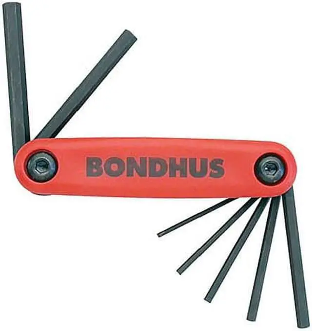 Alt view image 2 of 14 - Bondhus 116-12592 1.5Mm-6Mm Gorilla Grip Foldup Tool Set