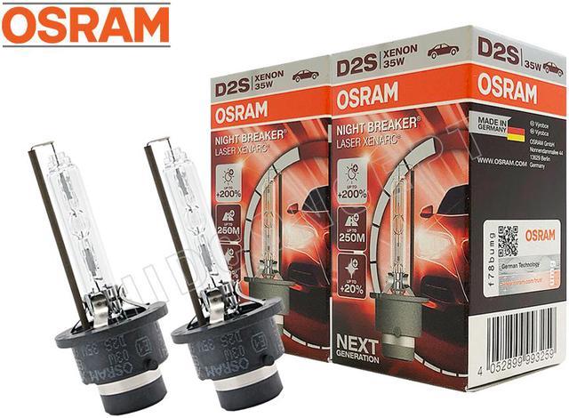 D2S - Osram HID Night Breaker Laser +200% 66240XNL Bulbs (Pack of 2) 