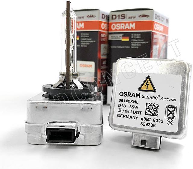 Osram D1S HID Night Breaker Laser +200% 66140XNL Bulbs (Pack of 2) 