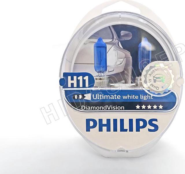 Alt view image 3 of 4 - Philips H11 Diamond Vision 12362DVS2 Bulbs (PACK OF 2)