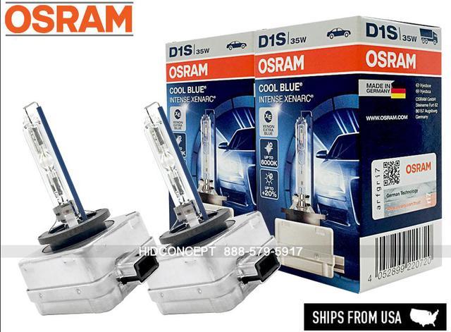 OSRAM D1S 35W 66140CBI-HCB 5500K COOL BLUE INTENSE XENARC Xenon HID Light  2pcs