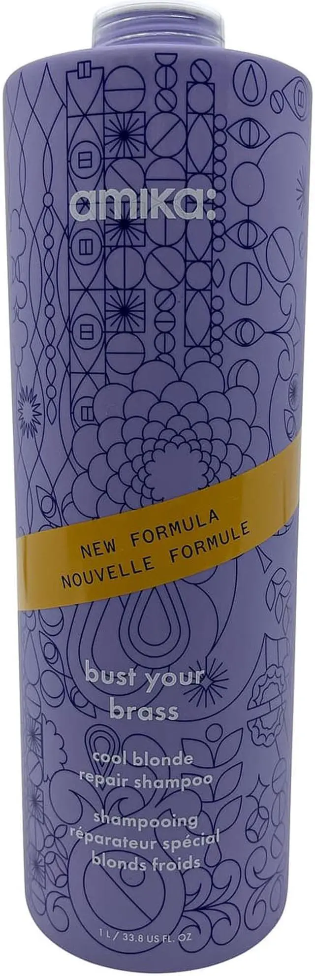 Alt view image 3 of 4 - Amika Bust Your Brass Cool Blonde Repair Shampoo 33.8 OZ