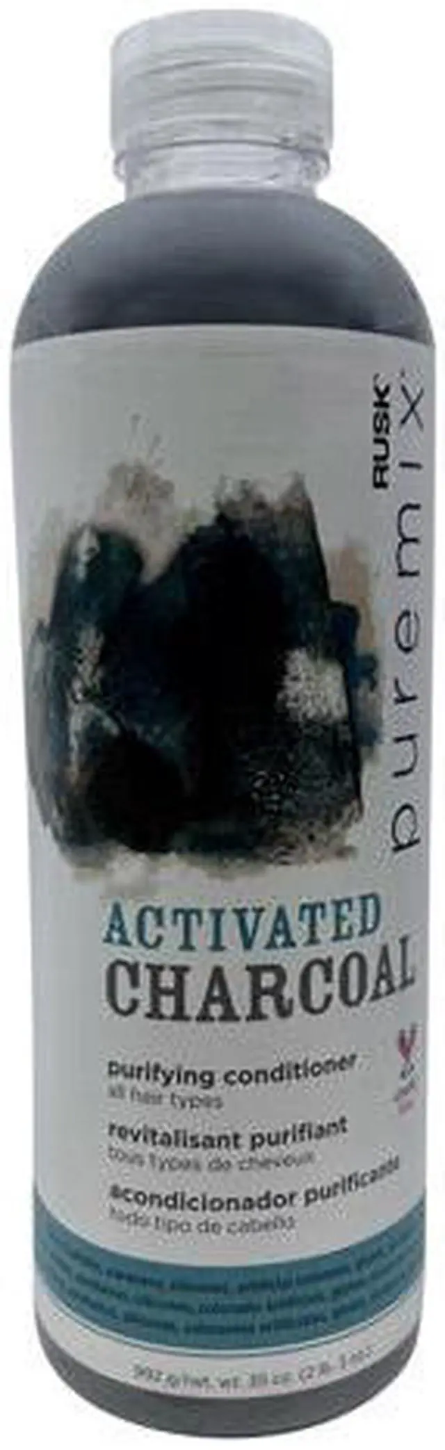 Alt view image 5 of 5 - Rusk Puremix Activated Charcoal Purifying Conditioner 35oz