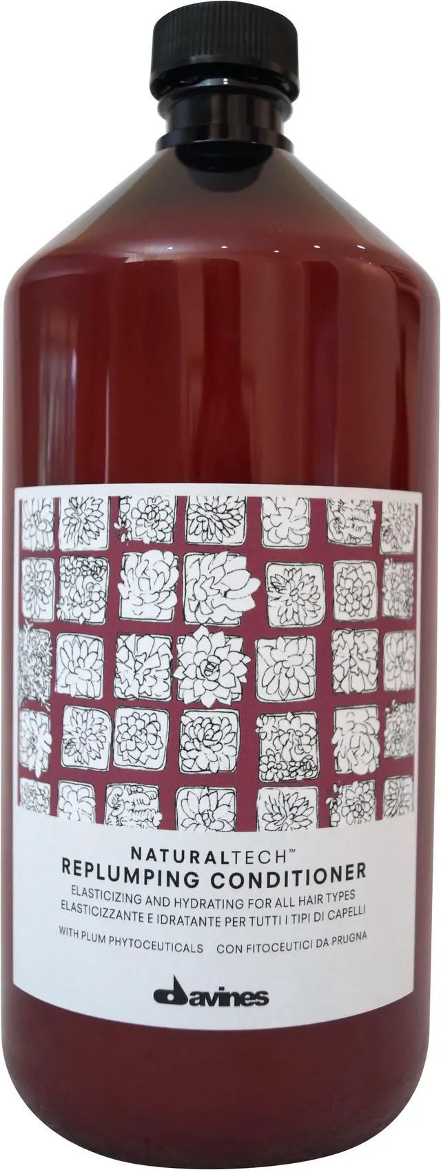 Main image of Davines - Natural Tech Replumping Conditioner (For All Hair Types) 1000ml/33.8oz