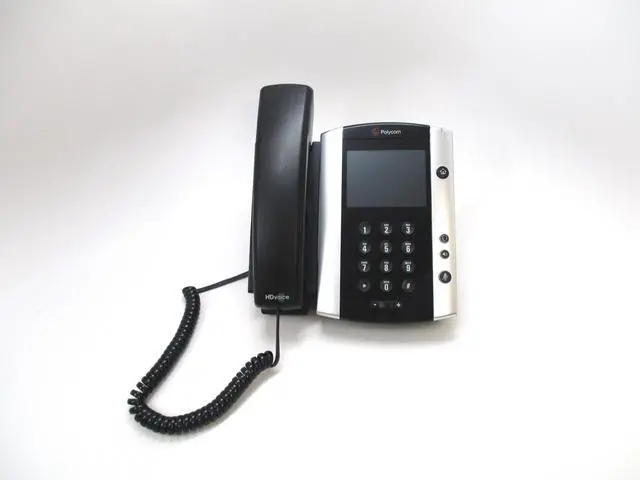 Alt view image 3 of 9 - Refurbished Polycom VVX 500 (2200-44500-025) Business Media Phone
