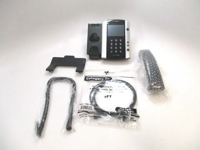 Alt view image 5 of 9 - Refurbished Polycom VVX 500 (2200-44500-025) Business Media Phone