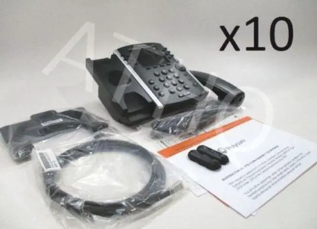 Main image of Bundle of 10 Polycom VVX 400 VoIP IP SIP Business Media Phone (2200-46157-025)