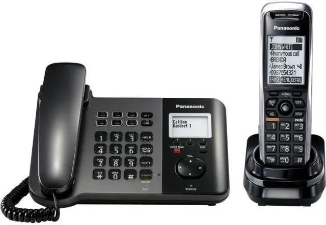 Alt view image 3 of 3 - Panasonic - KX-TGP550T04 -SIP IP Dect Cordless Phone with Base Station 1 Handset