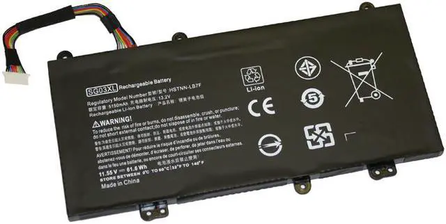 Main image of Powerwarehouse New 849314-856 Replacement Battery for HP Envy 17-U, 17T-U, M7-U 11.55V 5333mah