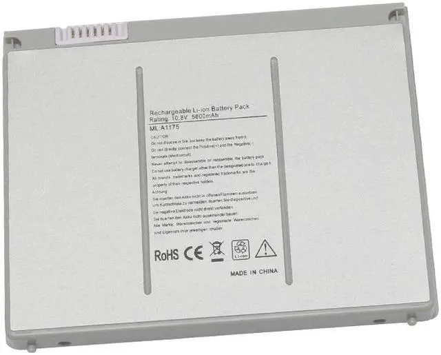 Main image of Powerwarehouse New A1175 Replacement Battery for Apple MacBook Pro 15 A1150, A1175, A1211, A1226, A1260 10.8V 5800mah