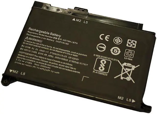 Main image of Powerwarehouse New BP02XL Replacement Battery for HP Pavilion 15-AU, Pavilion 15-AW, Pavilion 15t-AU, Envy 15-AS, HP 14-AM, HP 15-AY, HP 15-BA, HP 15-BG, HP OMEN 17-X sereis 7.7V 5350mah