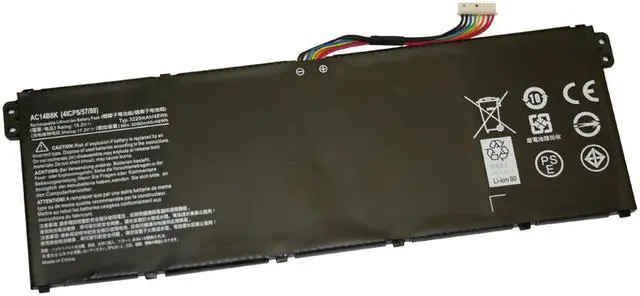 Main image of Powerwarehouse New AC14B8K Replacement Battery for Acer Chromebook C730 C810 C910 CB3-111 CB3-531 15.2V 3220mah