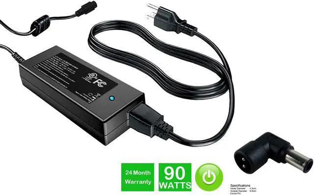 Main image of Powerwarehouse AC-1990105 compatible ac adapter for Sony Viao PCGA-AC19V1, VGP-AC19V10 19V 90W