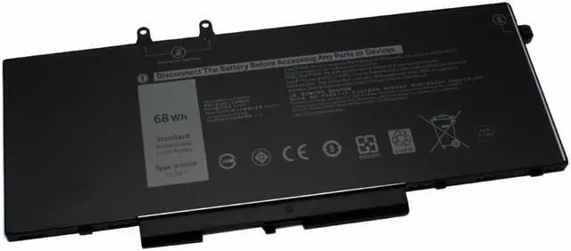 Main image of Powerwarehouse 3HWPP compatible battery for Latitude 5401 5501 5411 5511 15.2V 68Whr